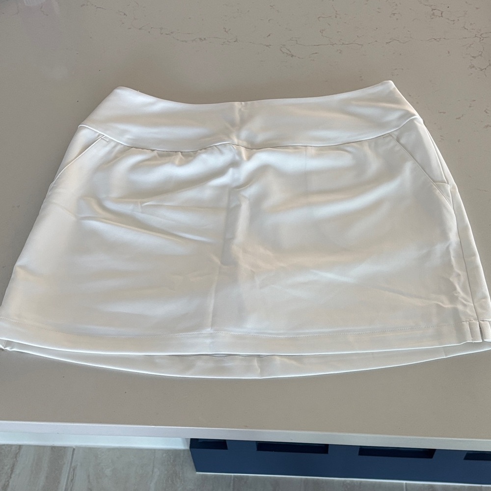 NWT - Adidas White Women's Golf Skirt